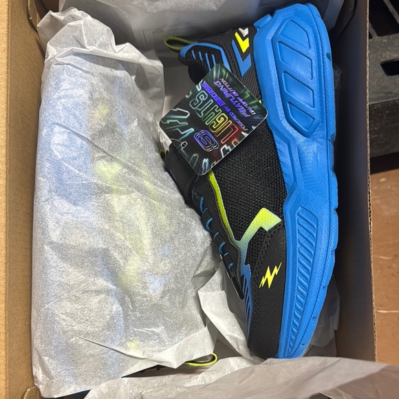 Skechers Kids' Light Storm 3 Blue Sneakers - Picture 5 of 5